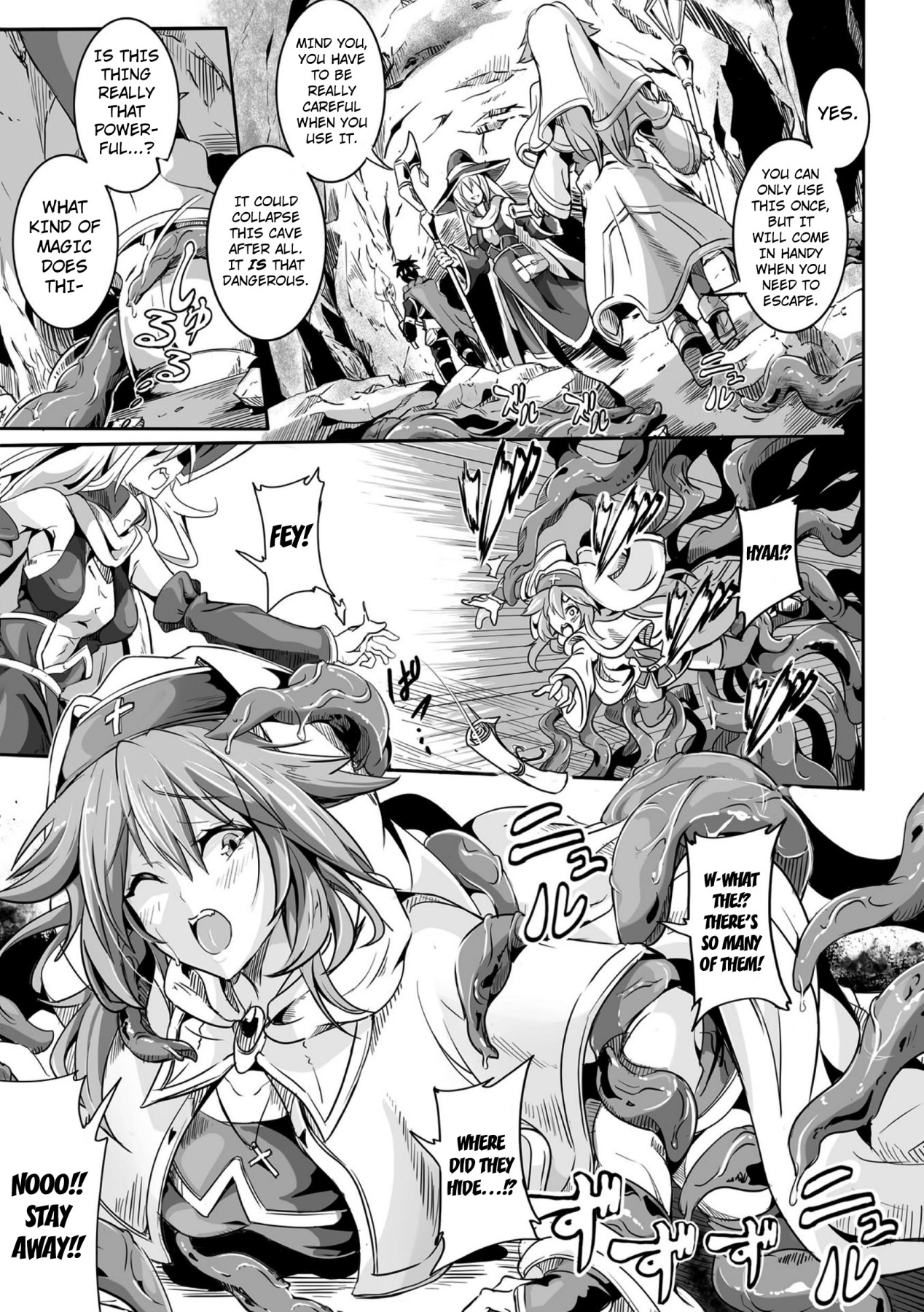 Hentai Manga Comic-Kukkoro Heroines Vol. 14 - The Girl Who's Left Behind In Tentahell-Read-3